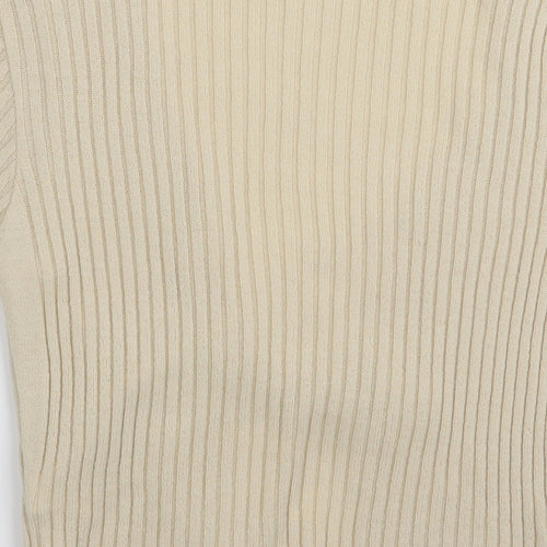 PLT Womens Beige   Cardigan Jumper Size M