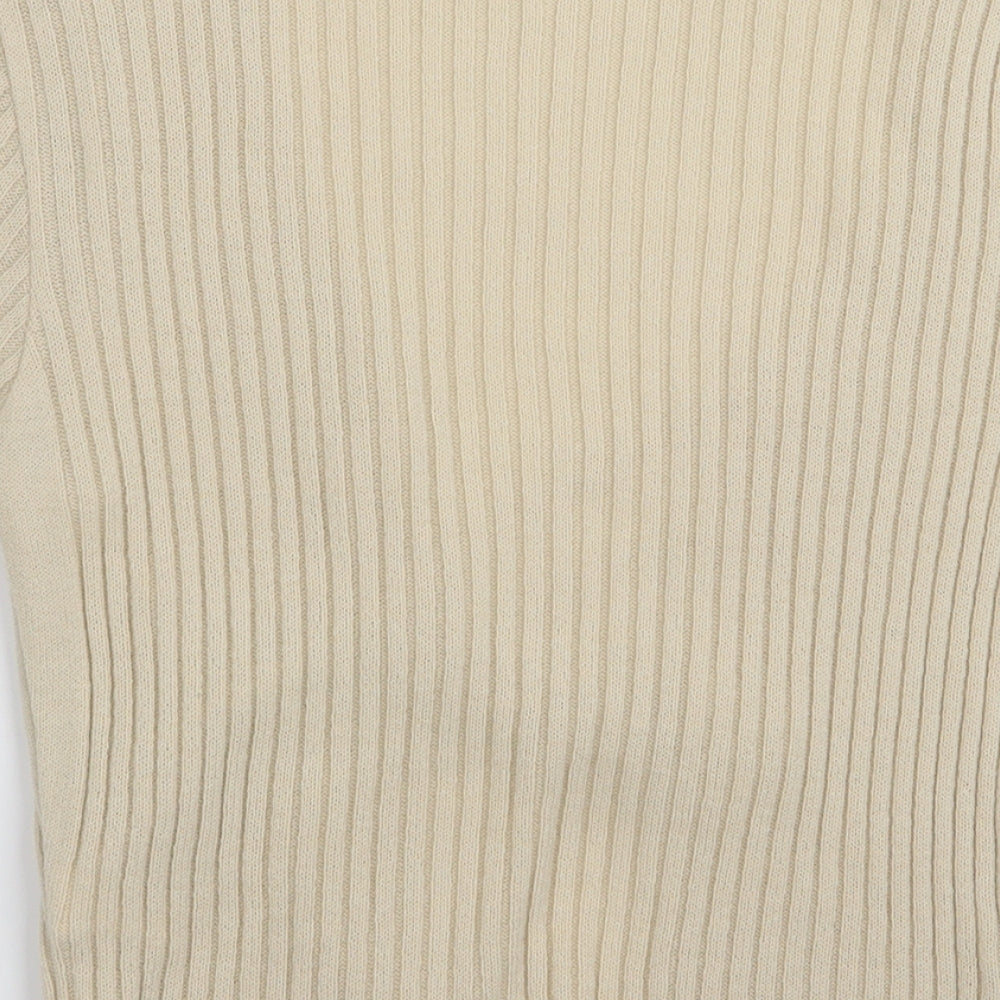PLT Womens Beige   Cardigan Jumper Size M