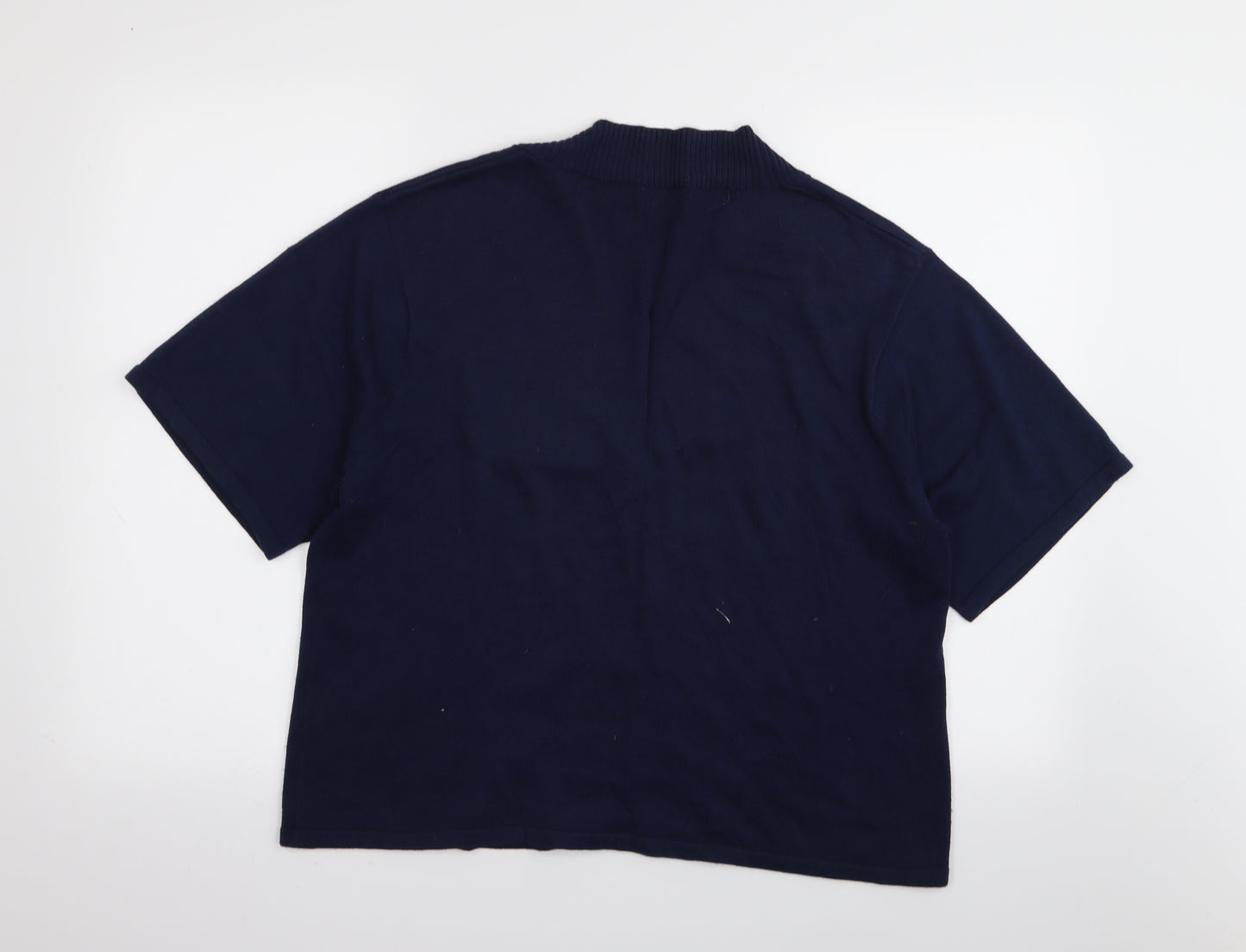 Patra Womens Blue   Cardigan Jumper Size L