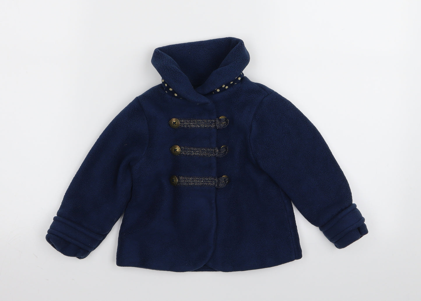 NEXT Girls Blue   Basic Coat Coat Size 18-24 Months