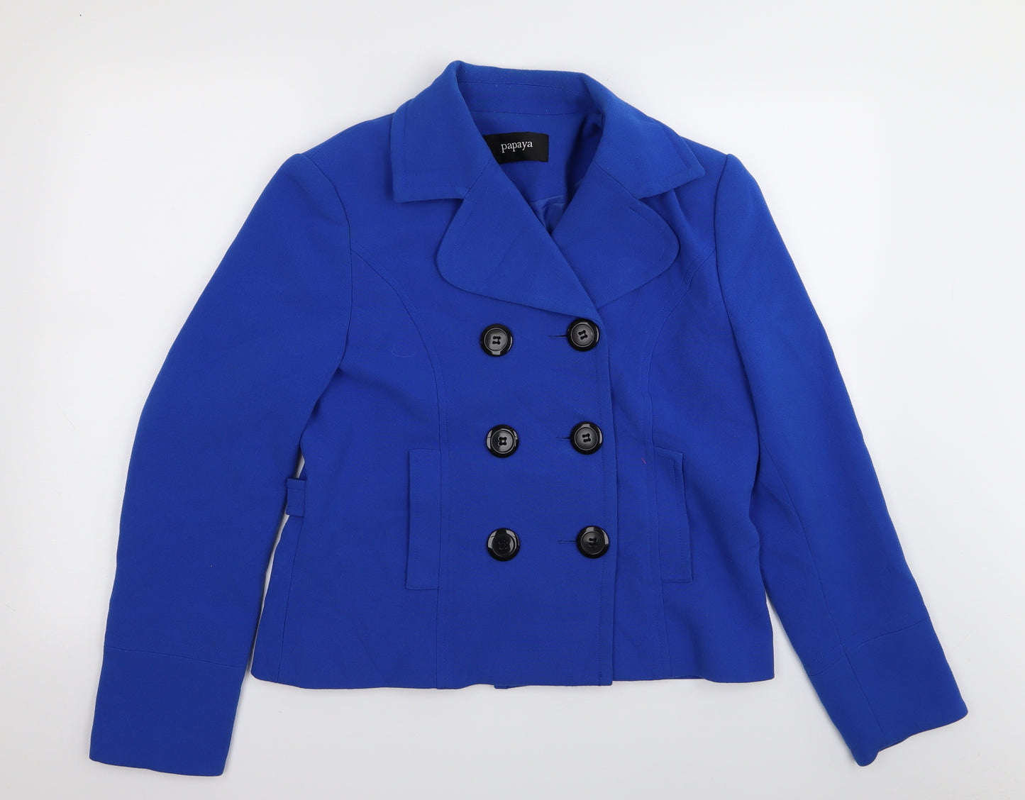 Papaya Womens Blue   Jacket Blazer Size 16