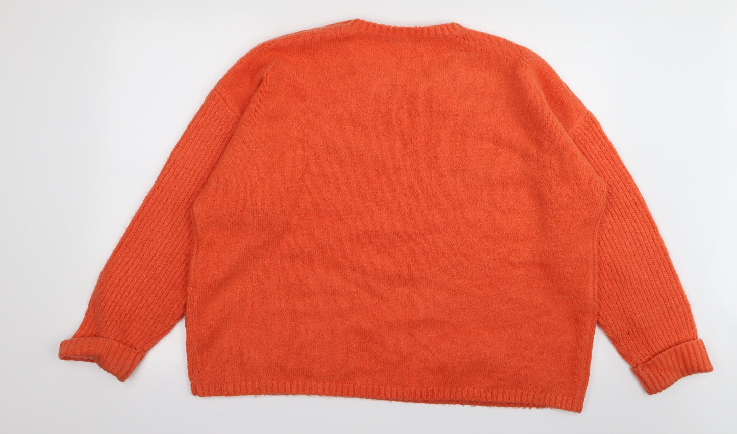 Asda George Womens Orange   Pullover Jumper Size XL