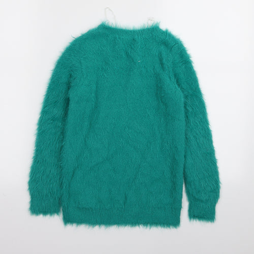 Matalan Girls Green   Pullover Jumper Size 9 Years