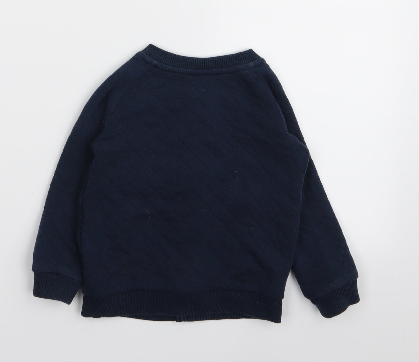 F&F Boys Blue   Cardigan Jumper Size 12-18 Months