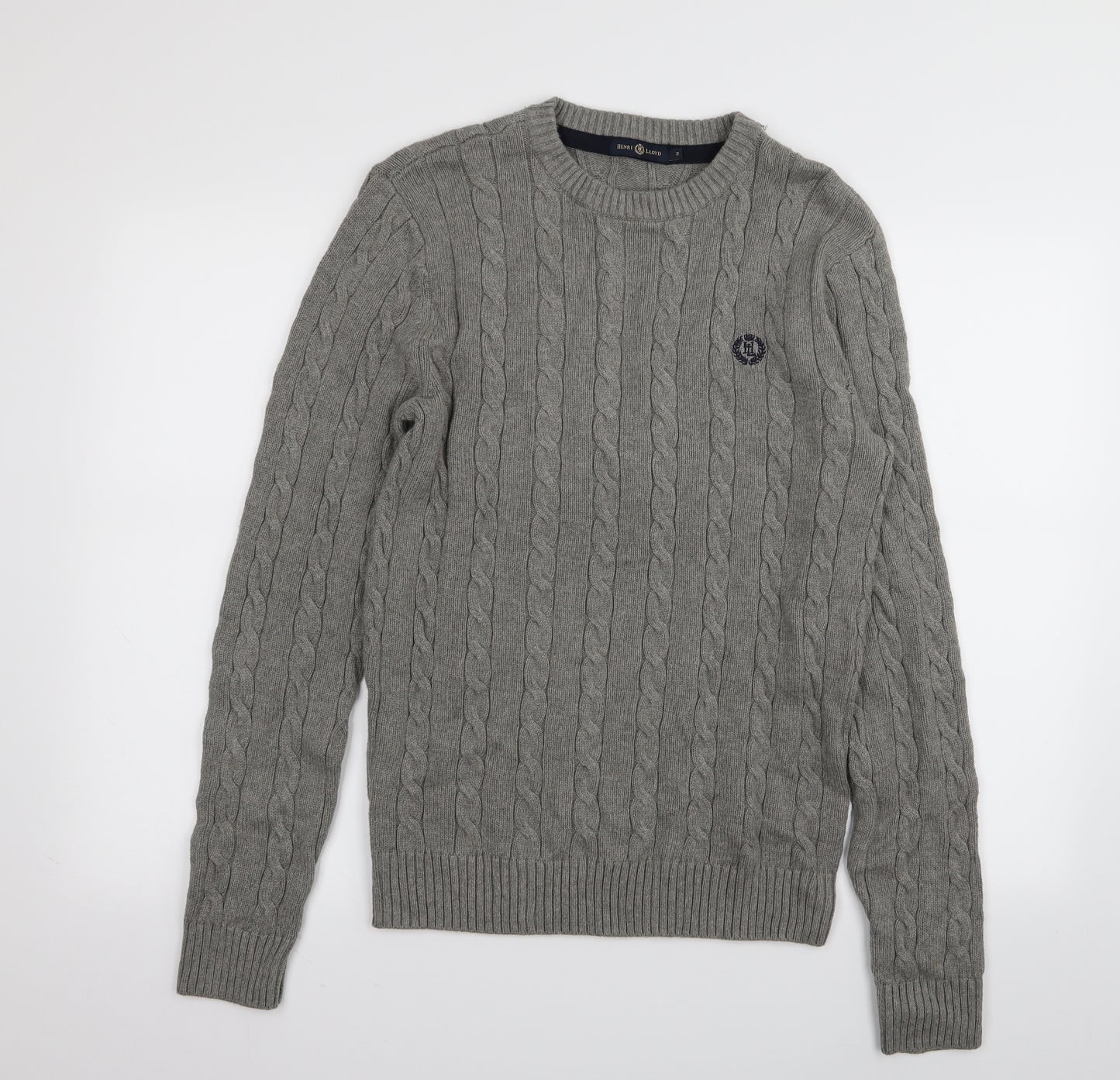 Henri Lloyd Mens Grey   Pullover Jumper Size M