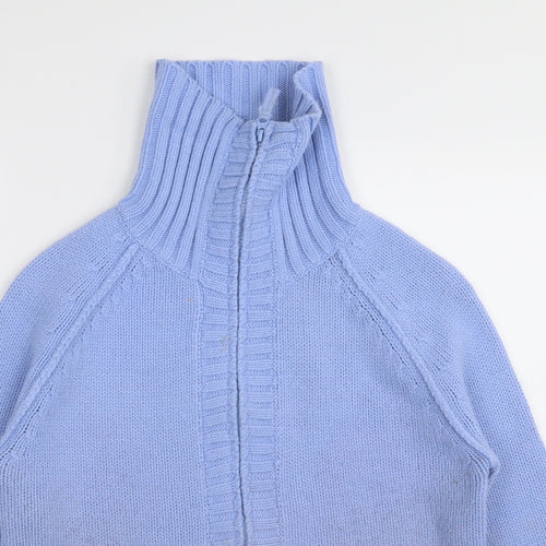 Asda George Womens Blue   Full Zip Jumper Size 14