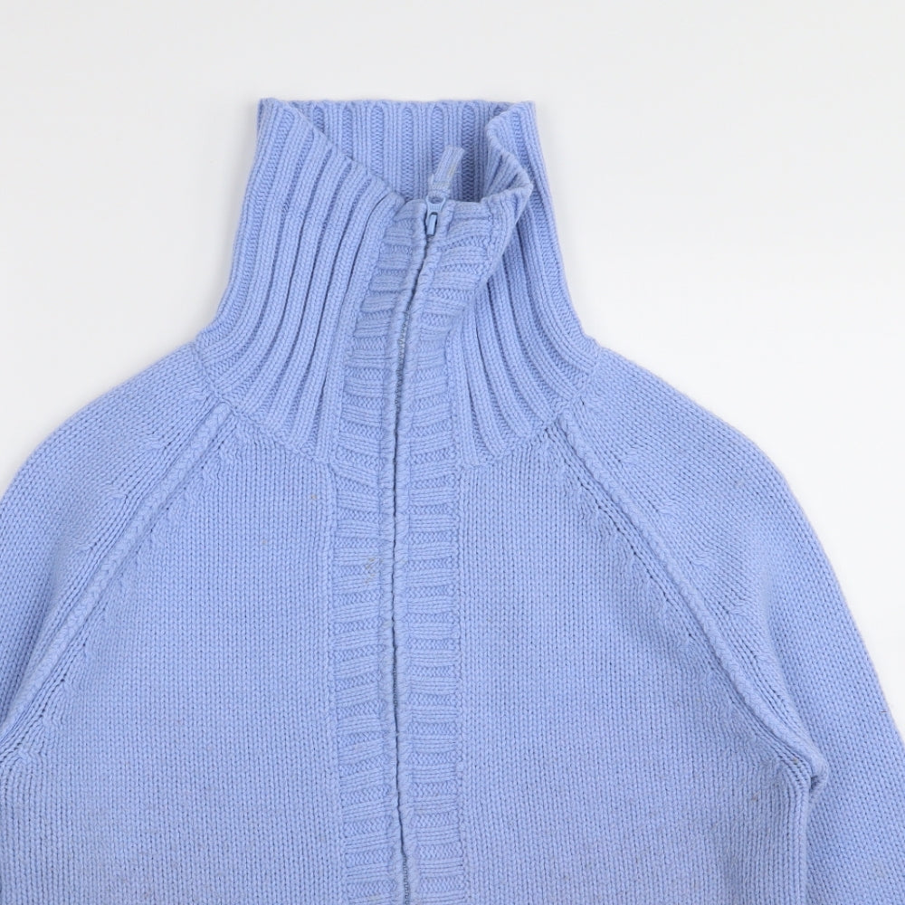 Asda George Womens Blue   Full Zip Jumper Size 14