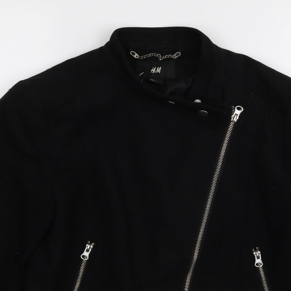 H&M Womens Black   Jacket  Size 12