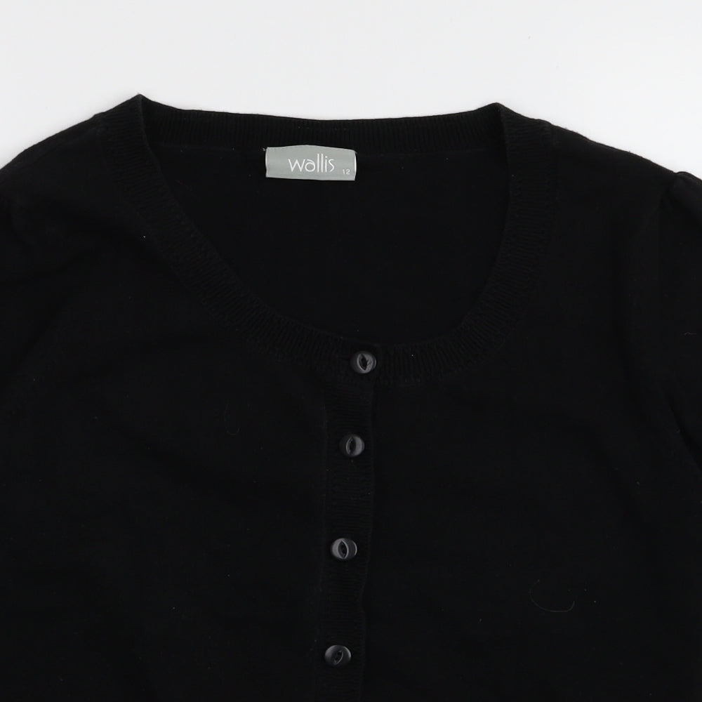 Wallis Womens Black   Cardigan Jumper Size 12