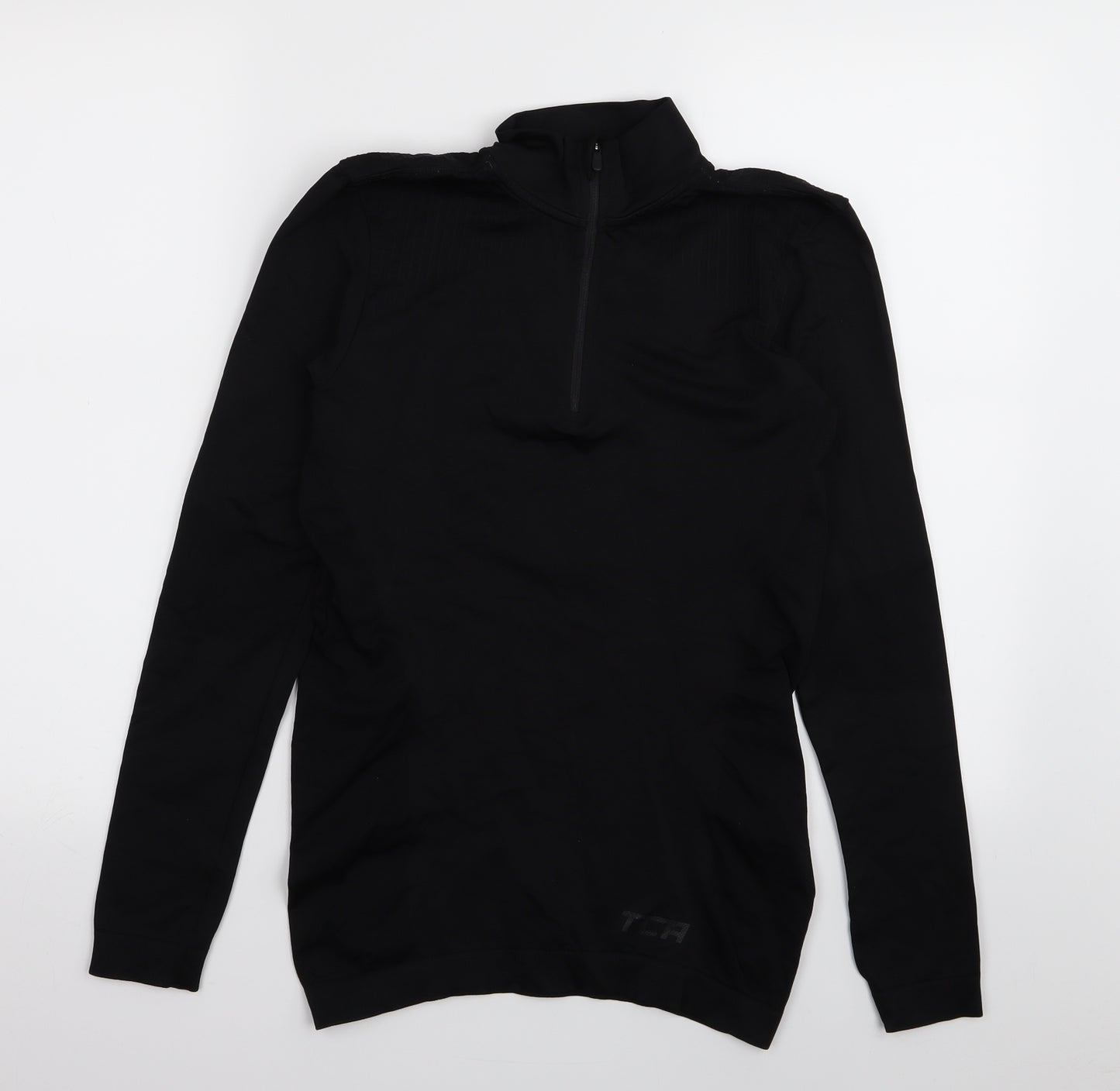 TCA Mens Black   Pullover Jumper Size S