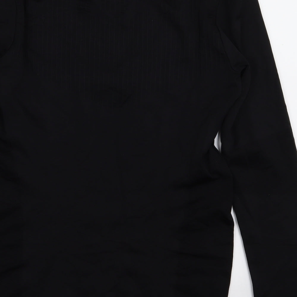 TCA Mens Black   Pullover Jumper Size S