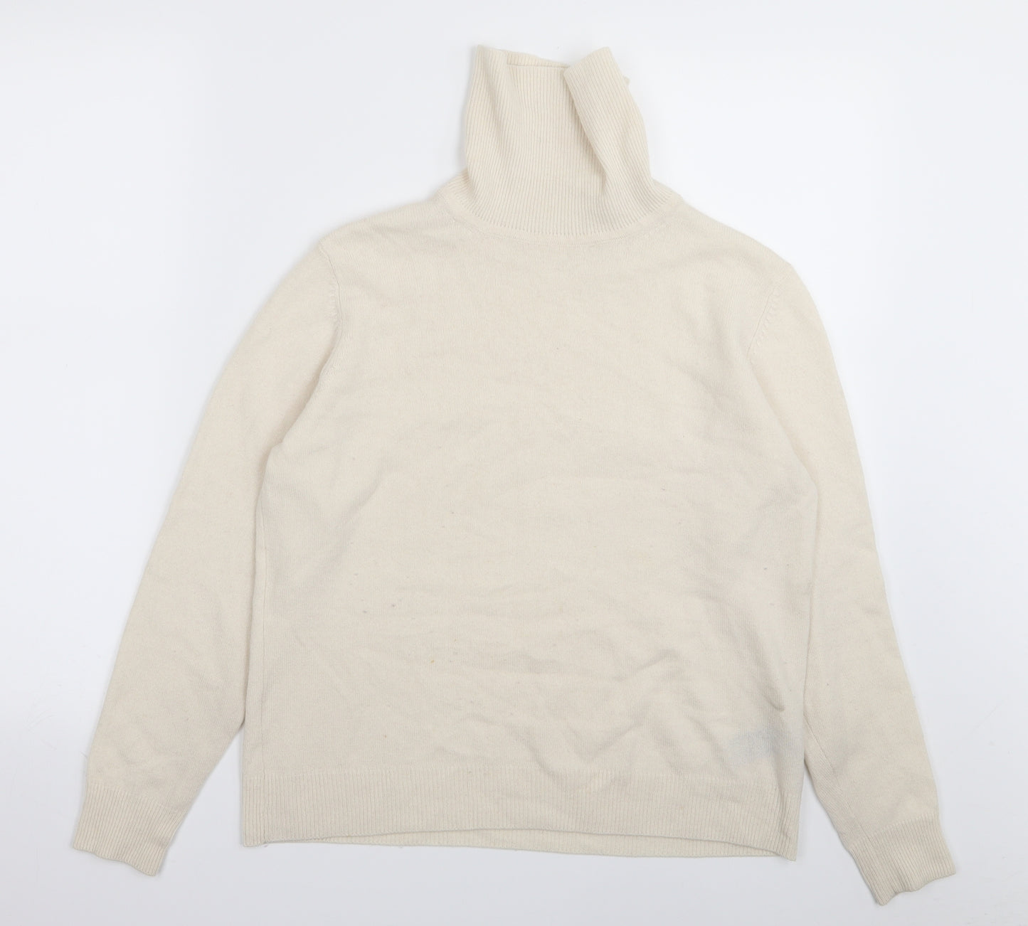 M&S Womens White   Pullover Jumper Size 14