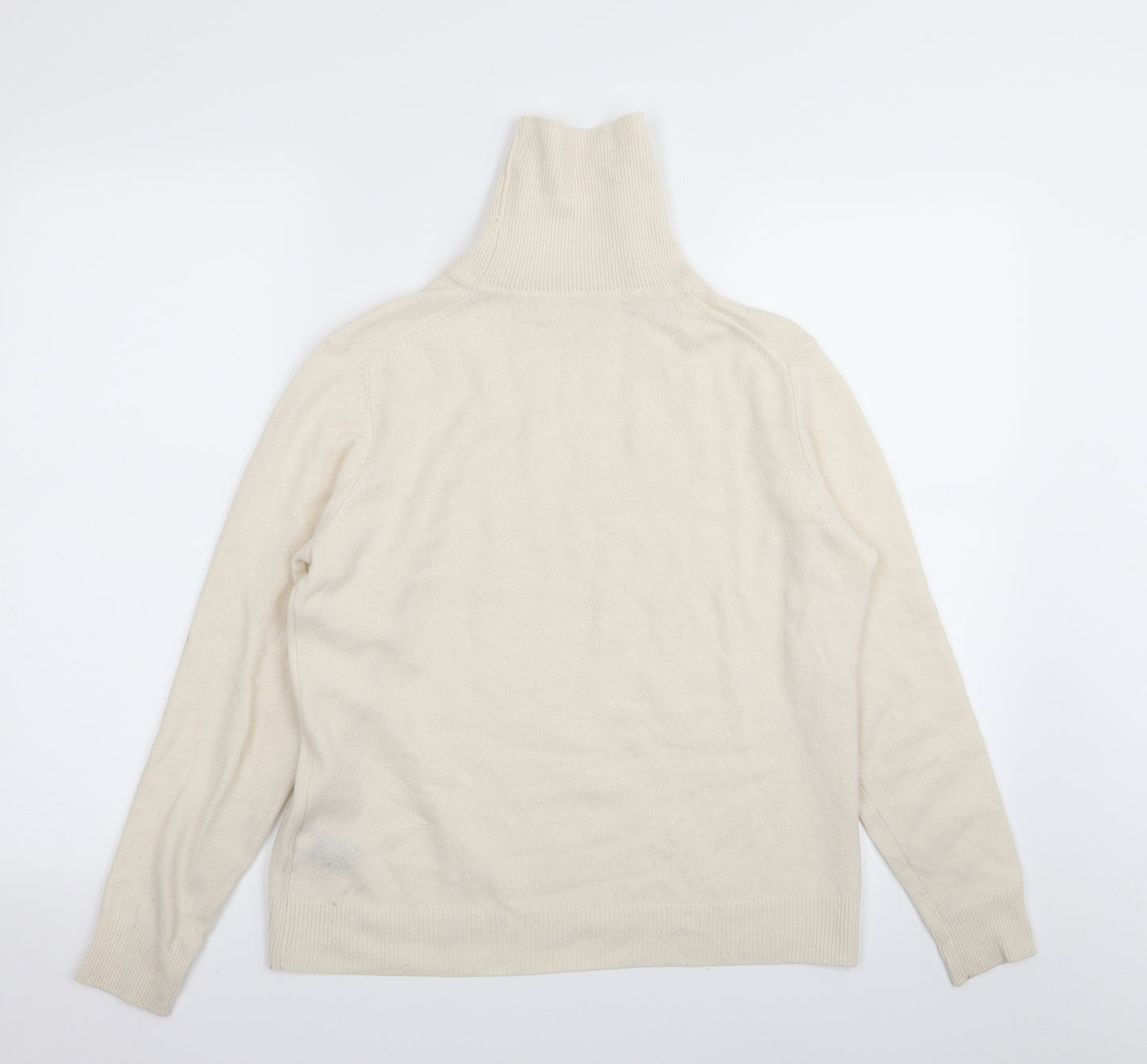 M&S Womens White   Pullover Jumper Size 14