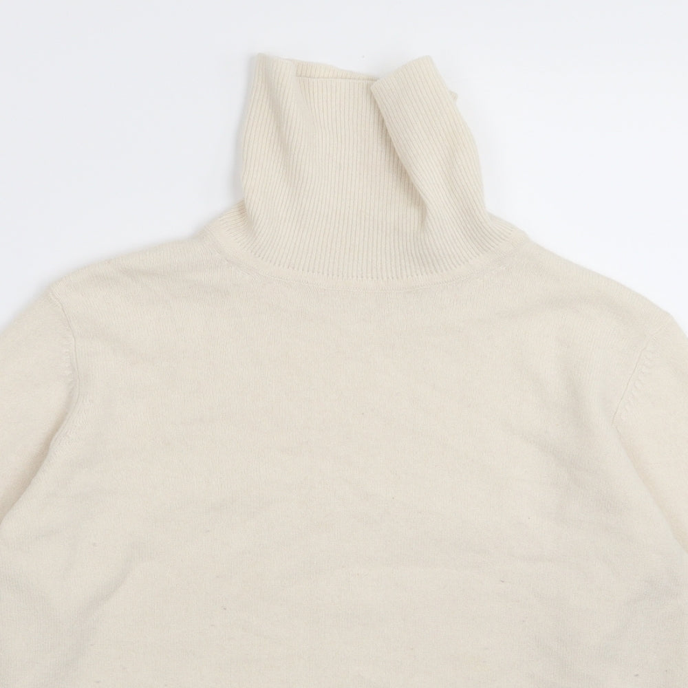 M&S Womens White   Pullover Jumper Size 14