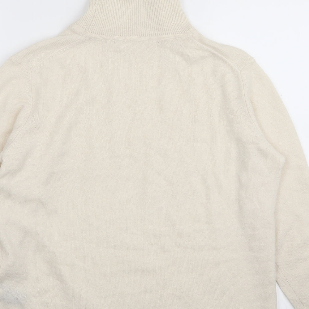 M&S Womens White   Pullover Jumper Size 14