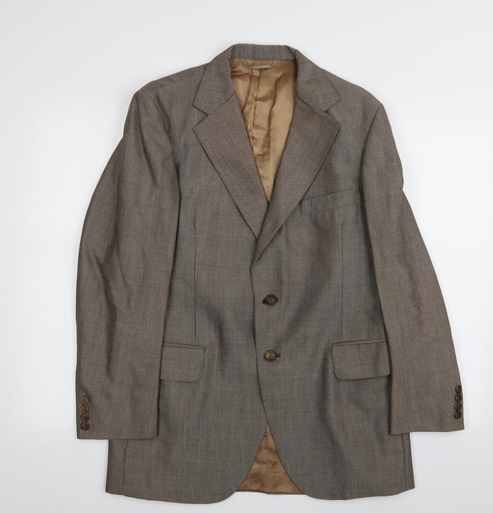 alexandre Mens Brown Jacket Blazer Size 36