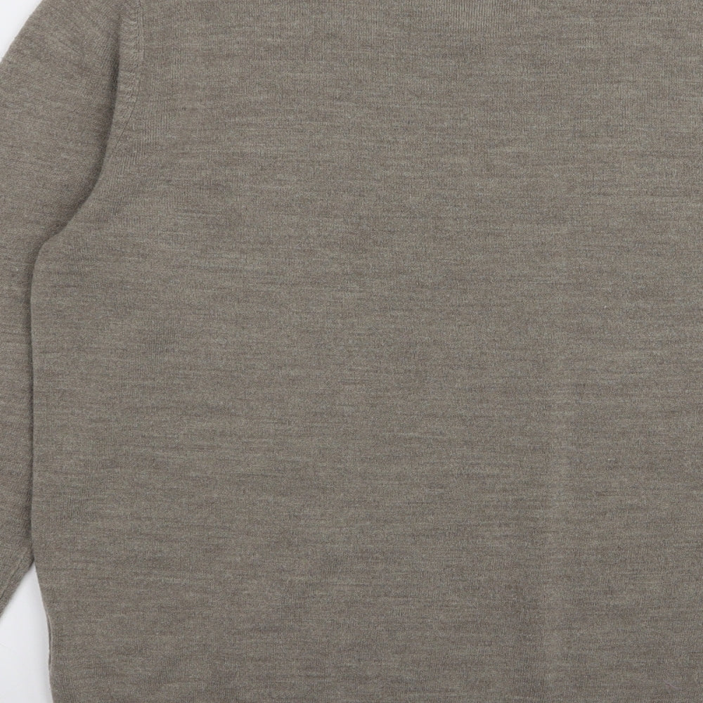 Atlantic Bay Mens Grey   Pullover Jumper Size M