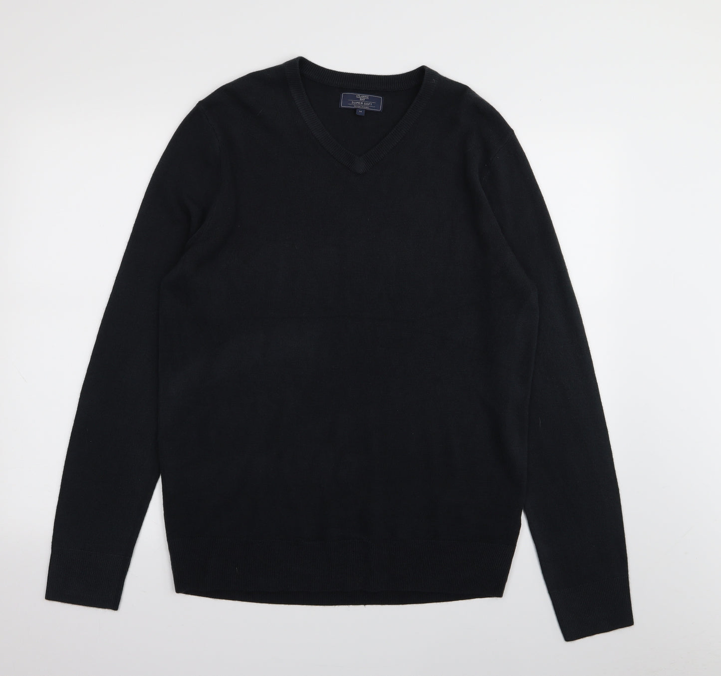 Atlantic Bay Mens Blue   Pullover Jumper Size M