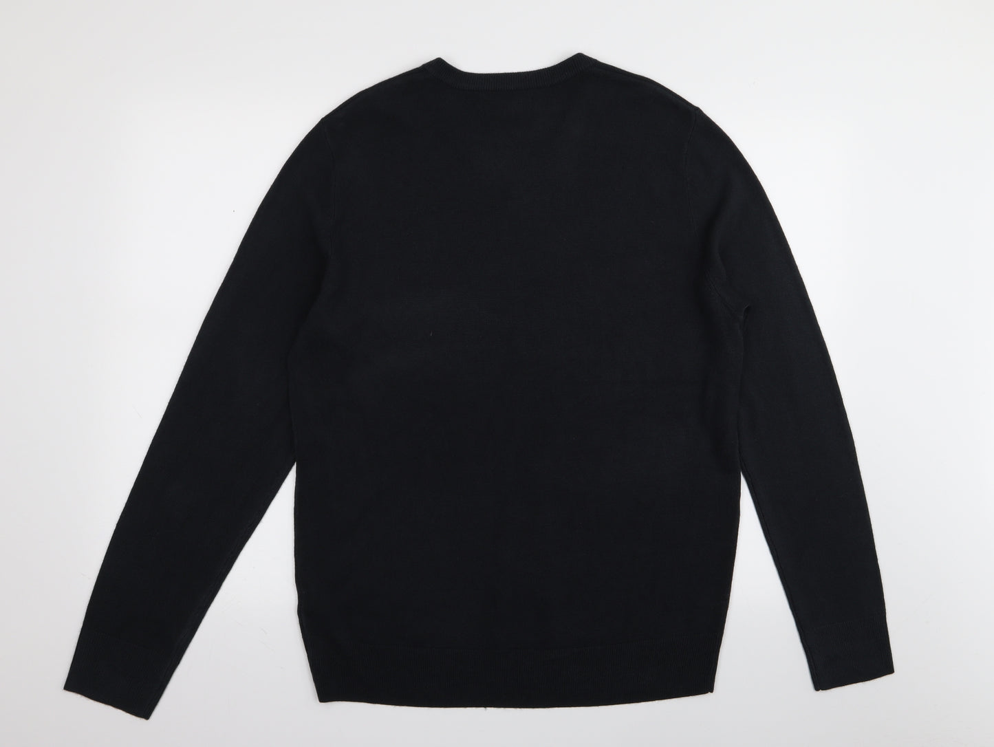 Atlantic Bay Mens Blue   Pullover Jumper Size M