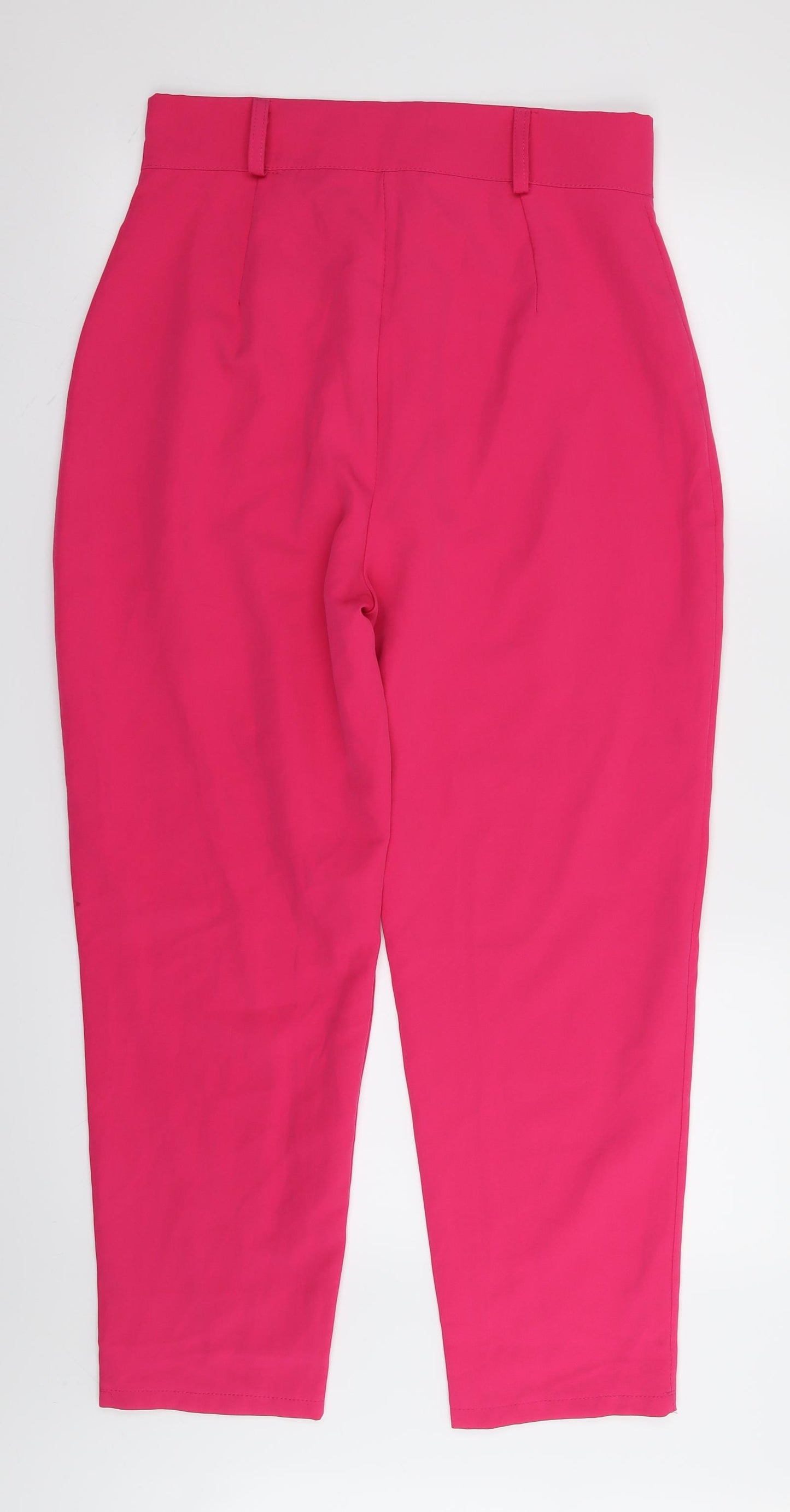 Boohoo Womens Pink   Trousers  Size 14 L27 in