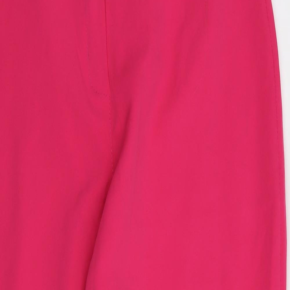 Boohoo Womens Pink   Trousers  Size 14 L27 in