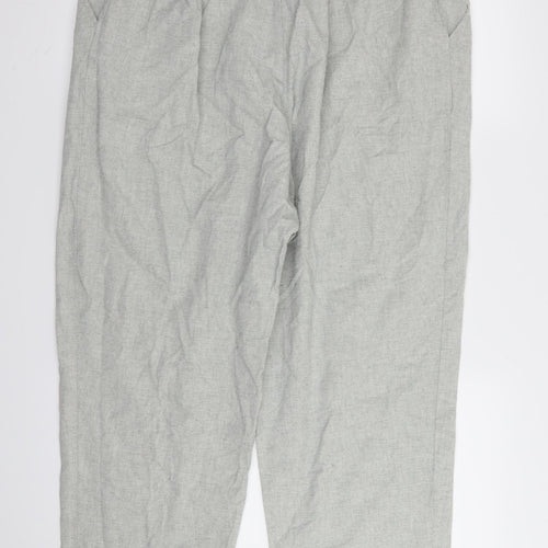 st michael Womens Grey   Trousers  Size 20 L28 in - Stretch waistband