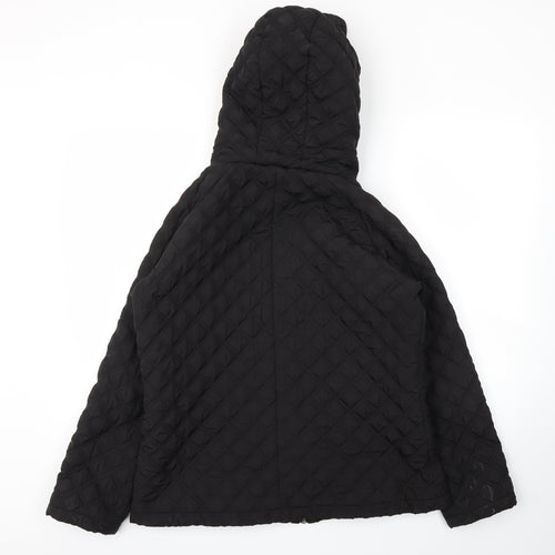 Kangol Womens Black   Jacket Coat Size 14