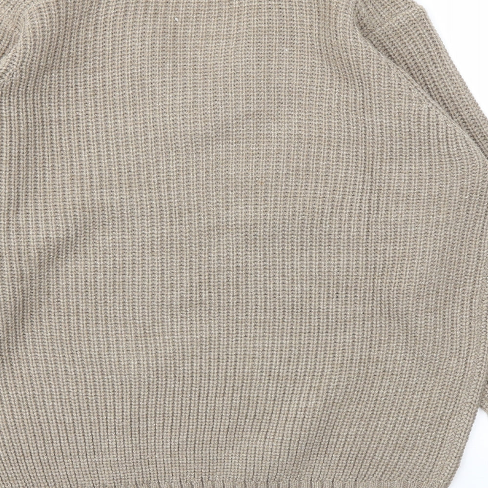 P.G. Field  Mens Beige   Pullover Sweatshirt Size S