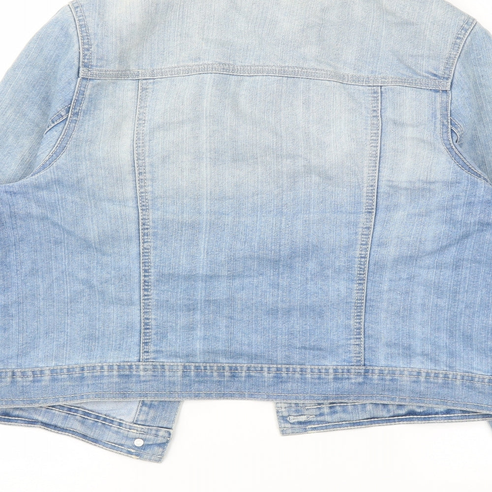 F&F Womens Blue   Jacket Coat Size 14