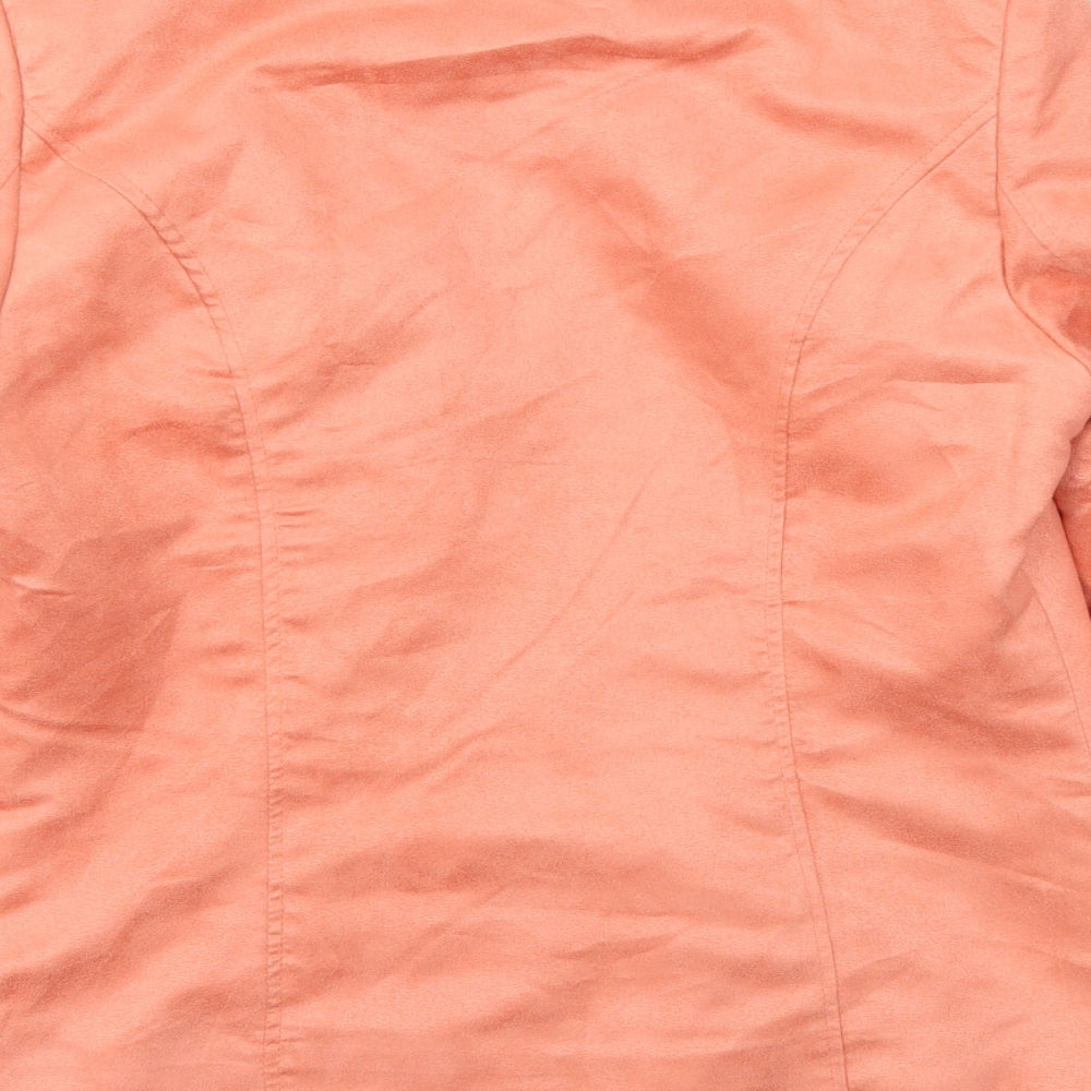 Damart Womens Orange   Jacket Coat Size 10
