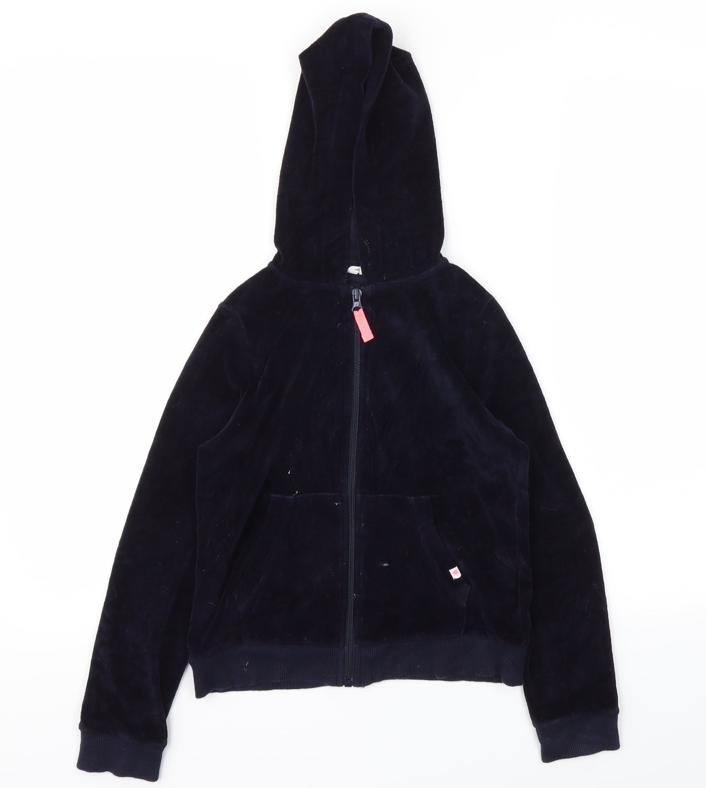 H&M Girls Blue   Full Zip Hoodie Size 9-10 Years