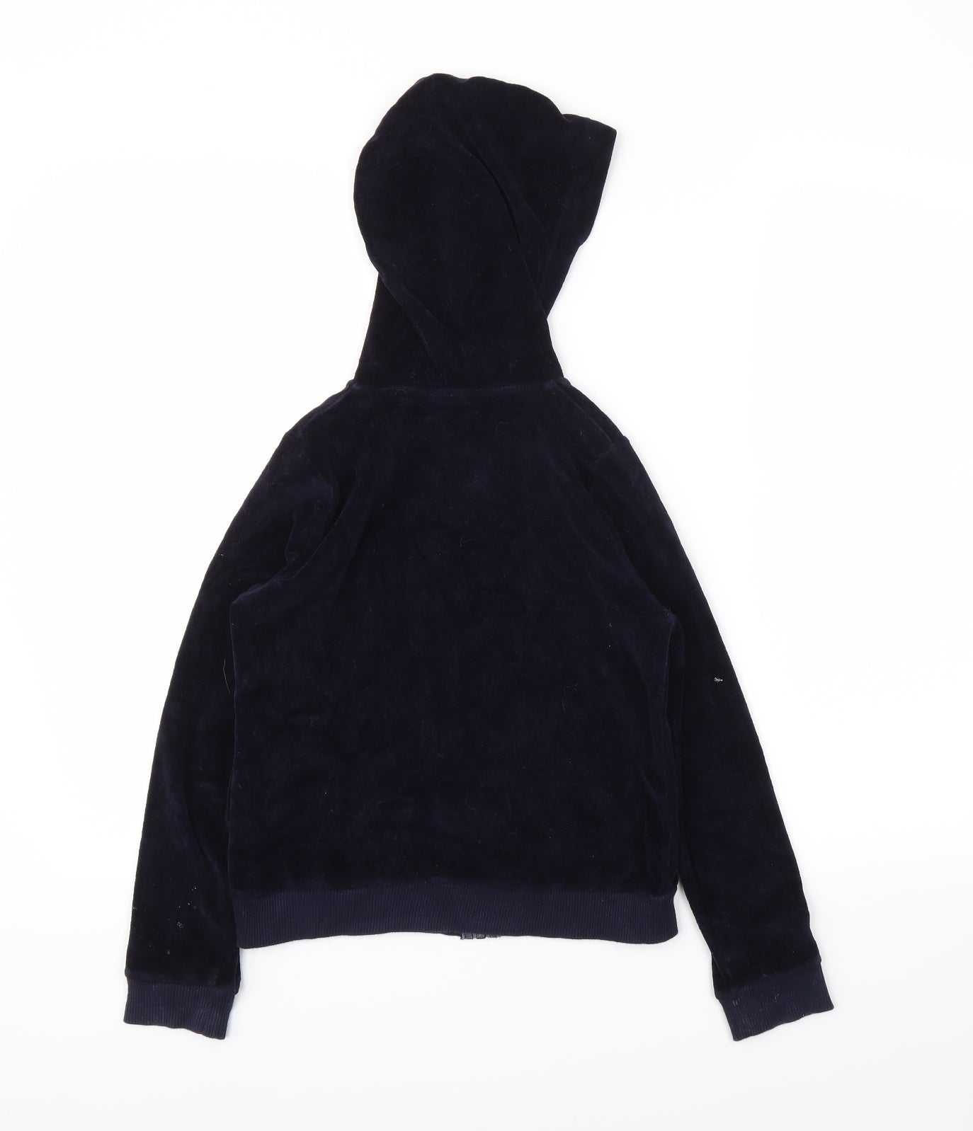 H&M Girls Blue   Full Zip Hoodie Size 9-10 Years