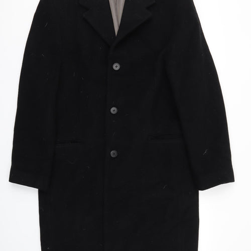 Preworn Mens Black   Jacket Coat Size L