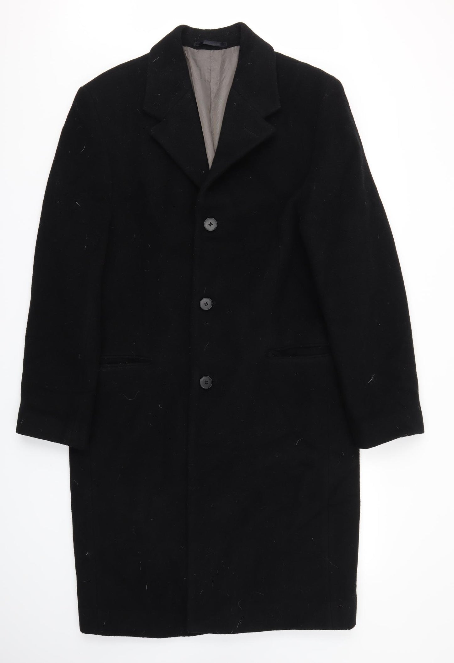Preworn Mens Black   Jacket Coat Size L