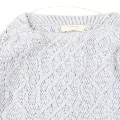 Zara Womens Blue   Basic T-Shirt Size M
