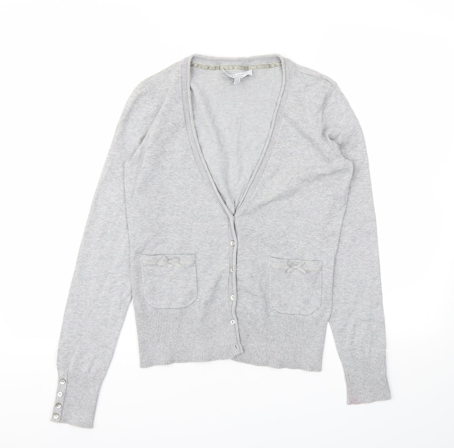 Laura Ashley Womens Grey   Cardigan Jumper Size 10