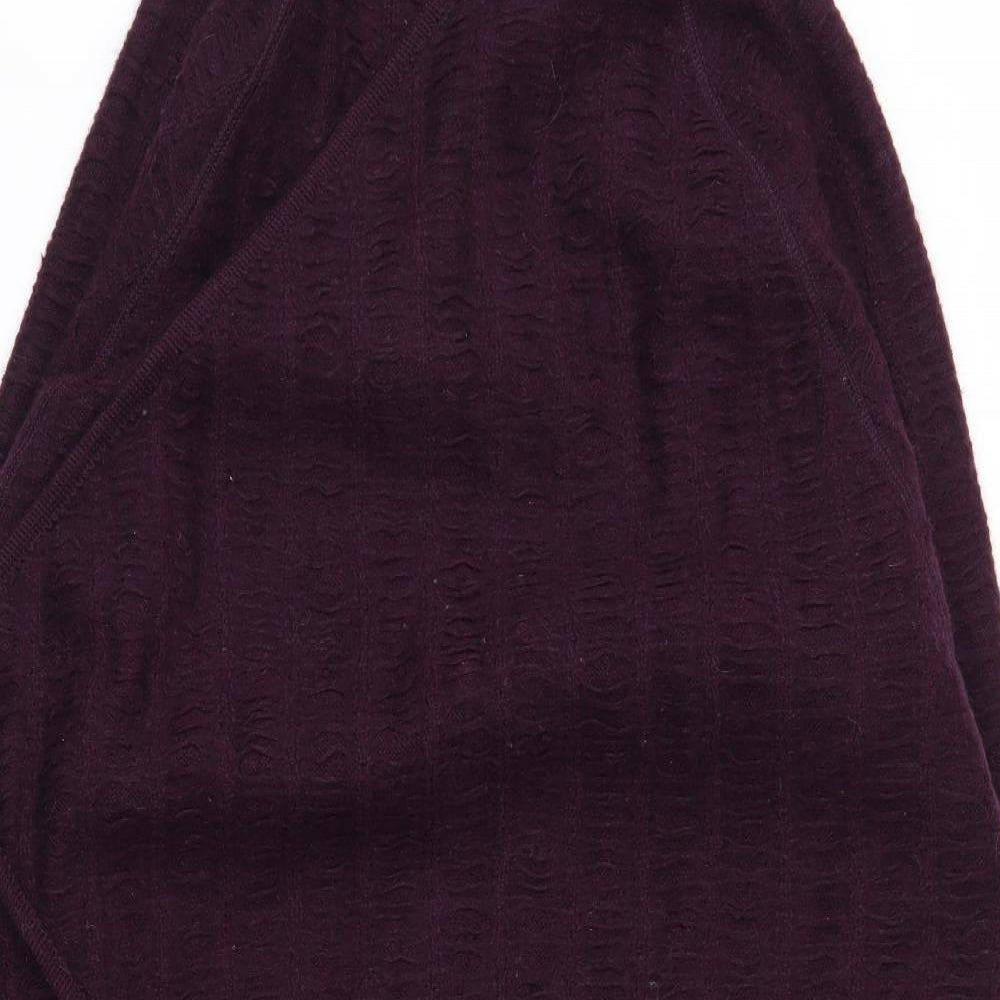 Adini Womens Purple   Cardigan Jumper Size M