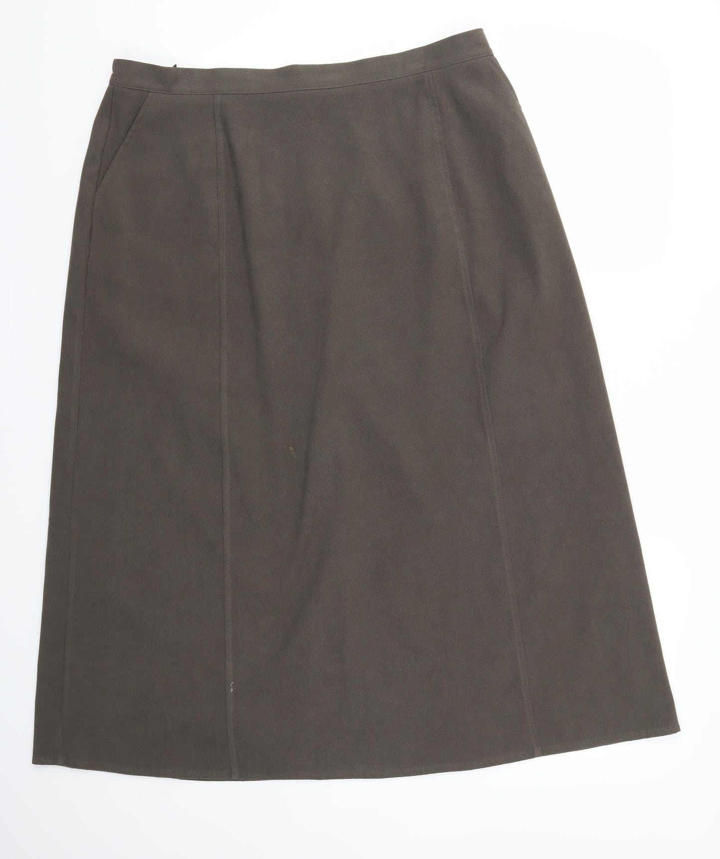 EWM Womens Green   Flare Skirt Size 18