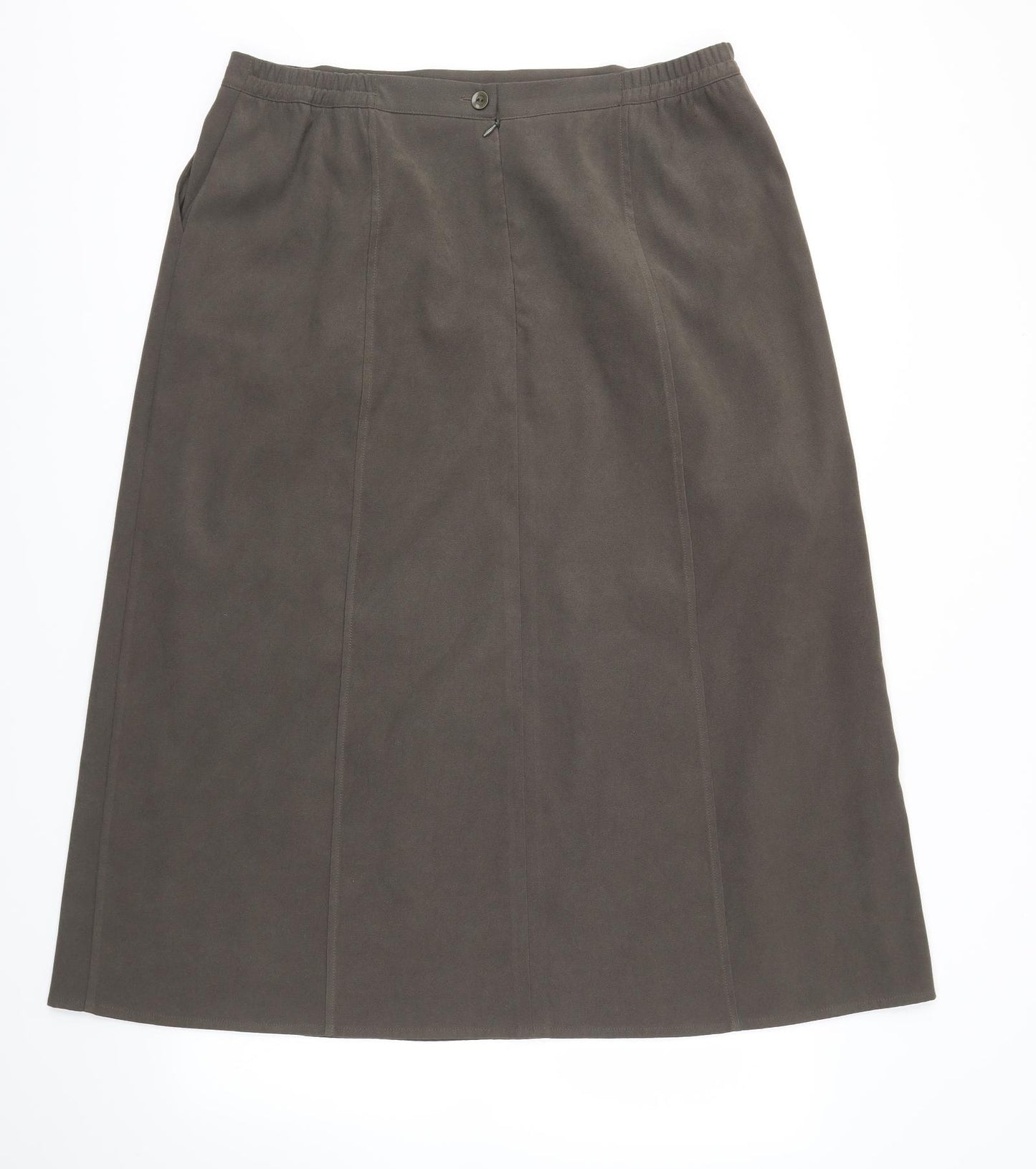 EWM Womens Green   Flare Skirt Size 18