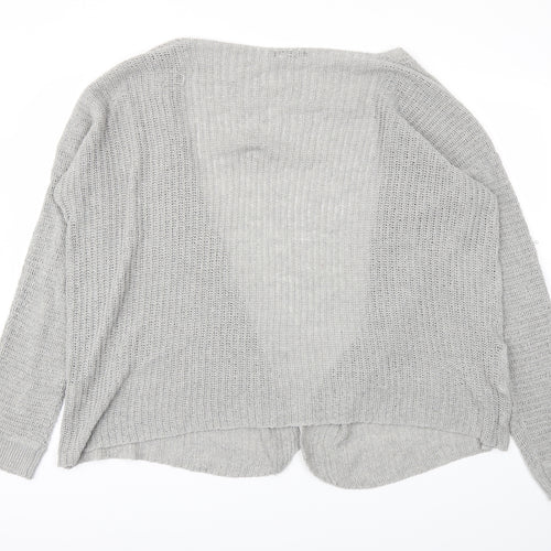 SheIn Womens Grey   Cardigan Jumper Size L