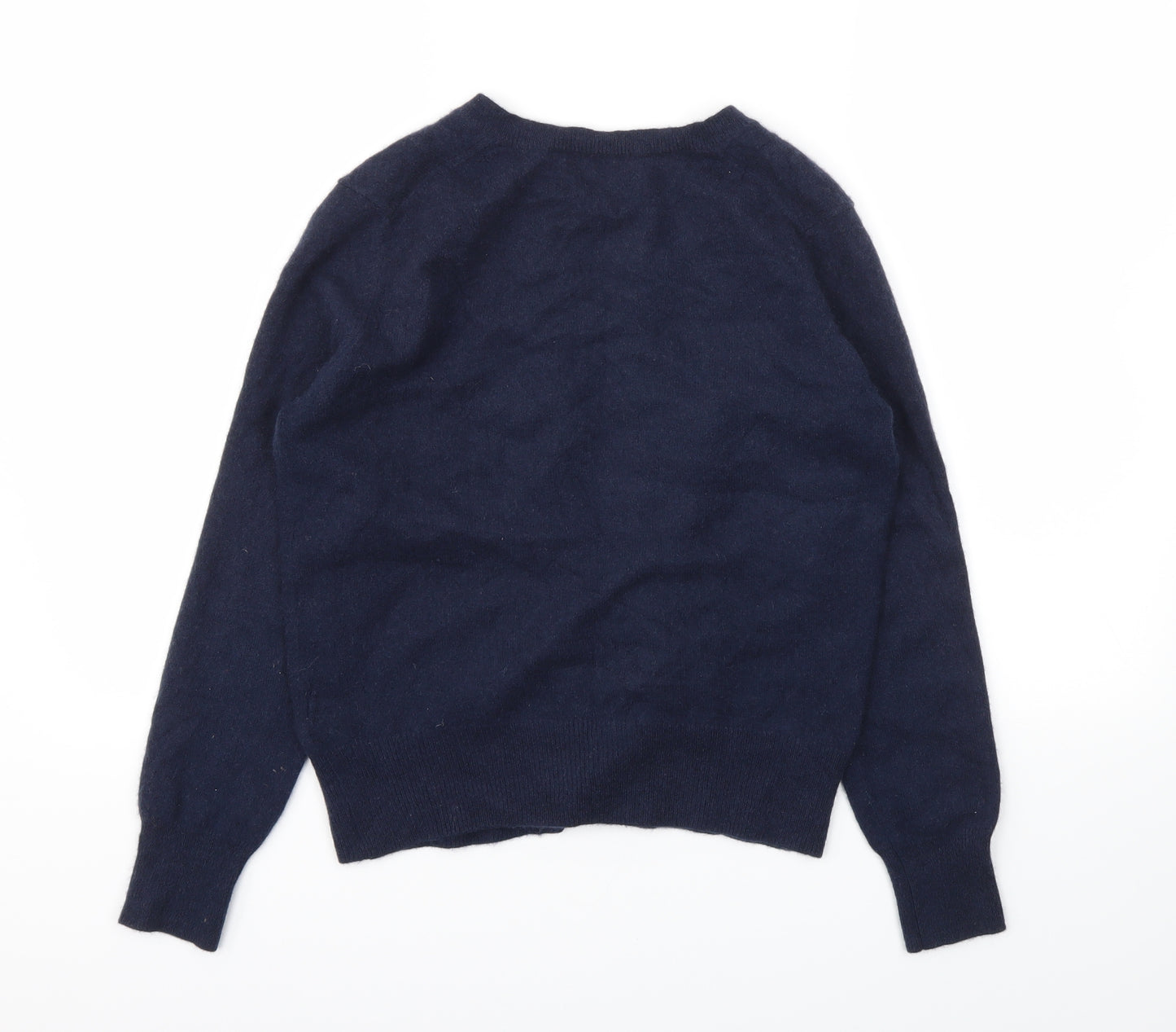 M&S Womens Blue   Cardigan Jumper Size 8