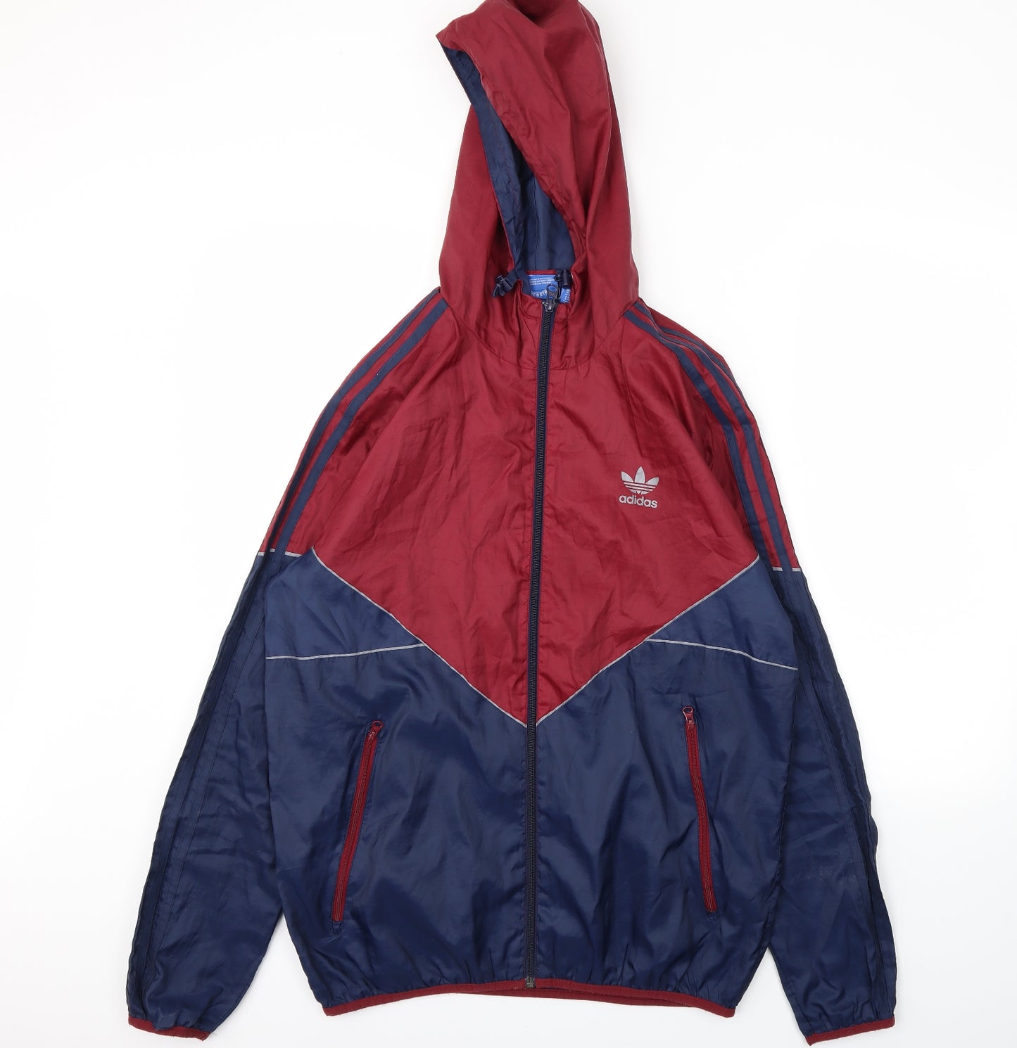 adidas Mens Blue   Jacket Coat Size M