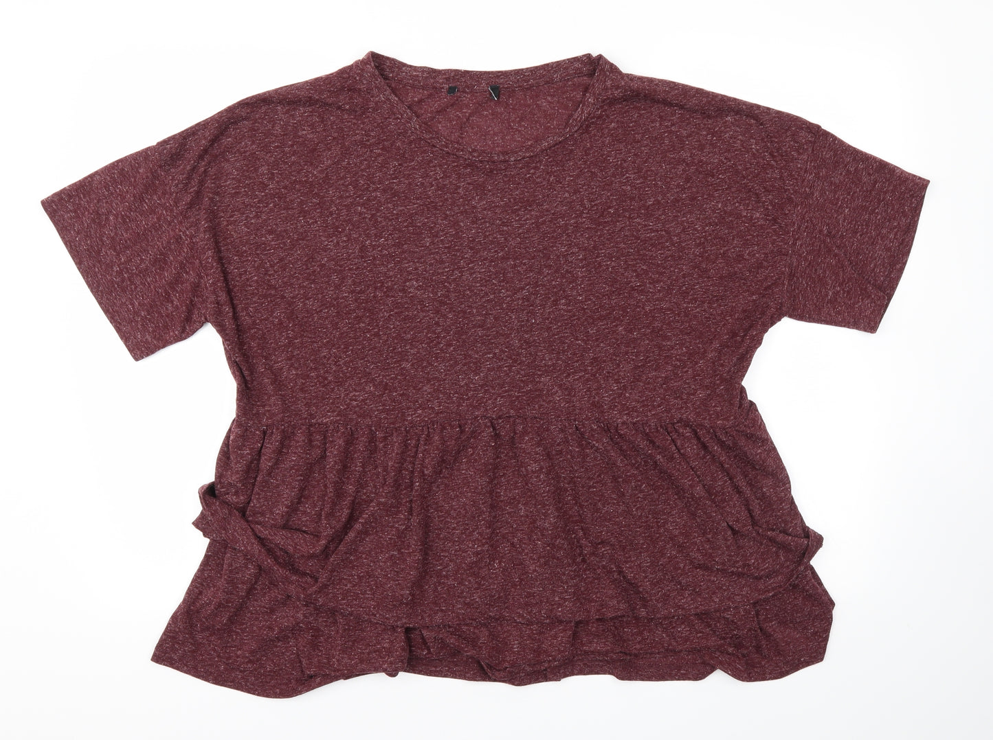New Look Womens Purple   Basic T-Shirt Size 18