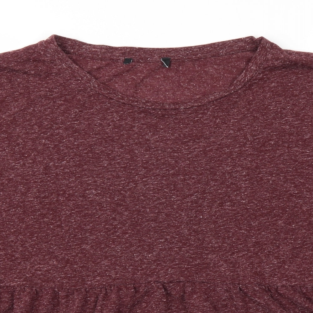 New Look Womens Purple   Basic T-Shirt Size 18