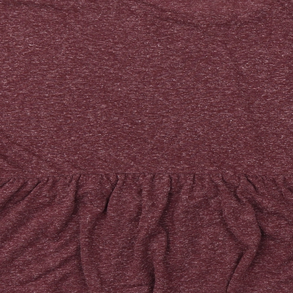 New Look Womens Purple   Basic T-Shirt Size 18