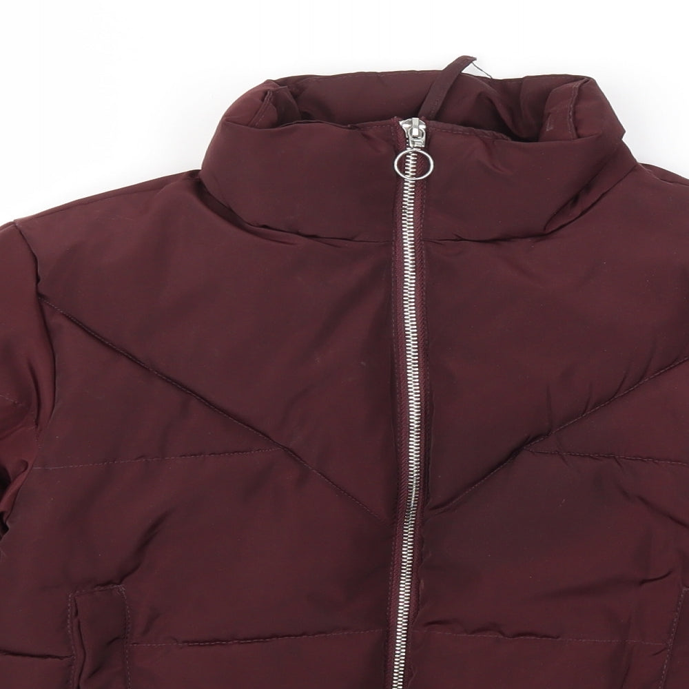 New Look Girls Purple   Basic Coat Coat Size 9 Years