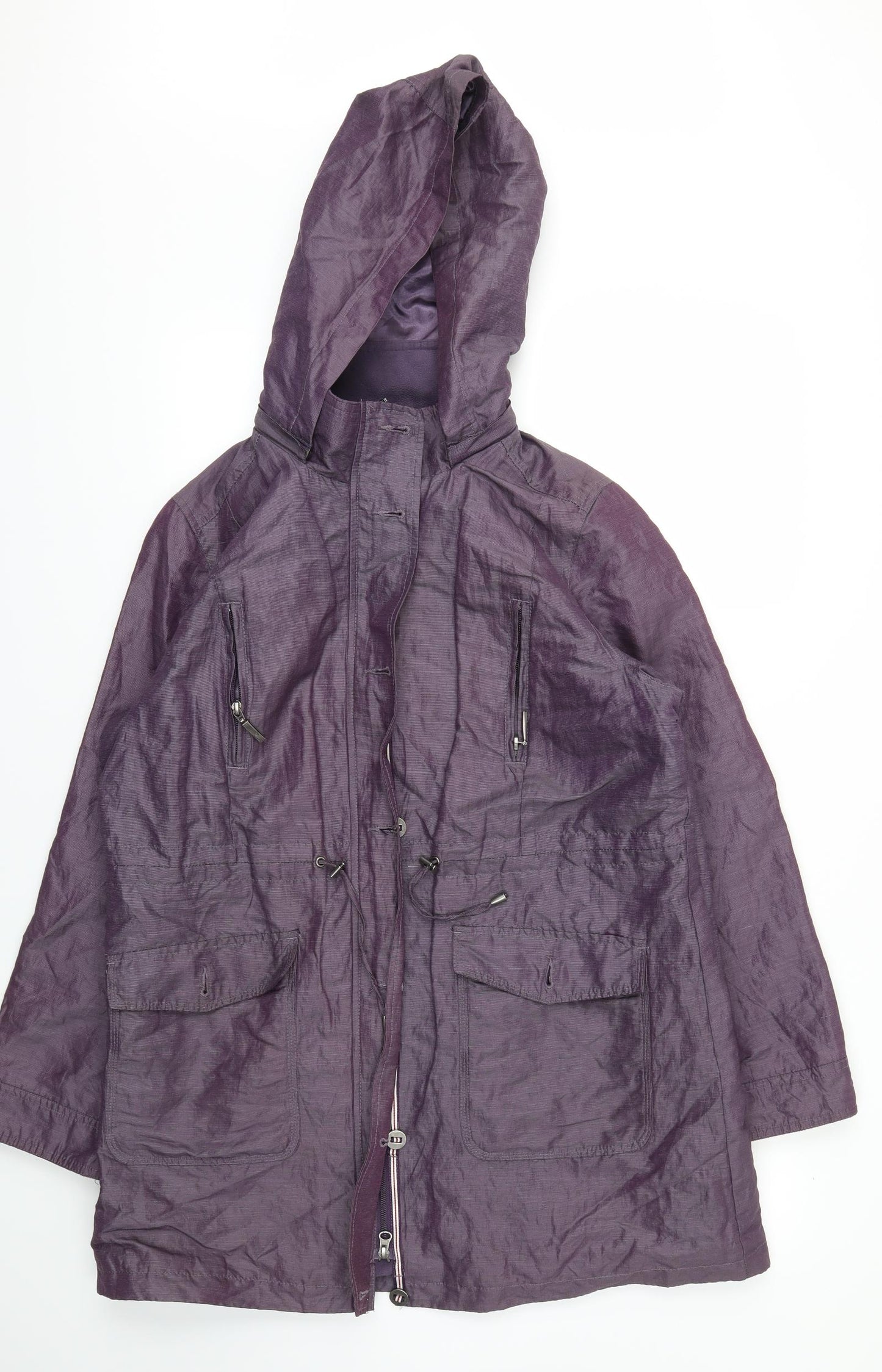 M&S Womens Purple   Jacket Coat Size 16