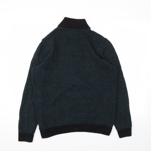 M&S Mens Blue   Pullover Hoodie Size M