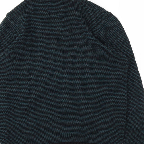 M&S Mens Blue   Pullover Hoodie Size M