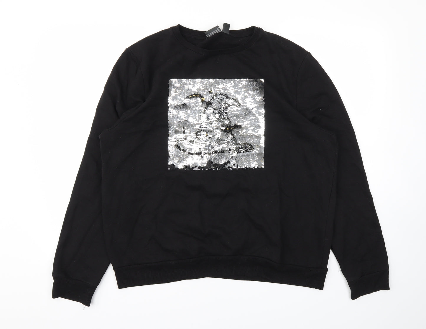 Primark Womens Black   Pullover Jumper Size L